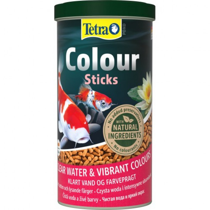 Корм Tetra Pond Colour Sticks для всіх ставкових риб, для яскравості забарвлення, 1 л (палички)