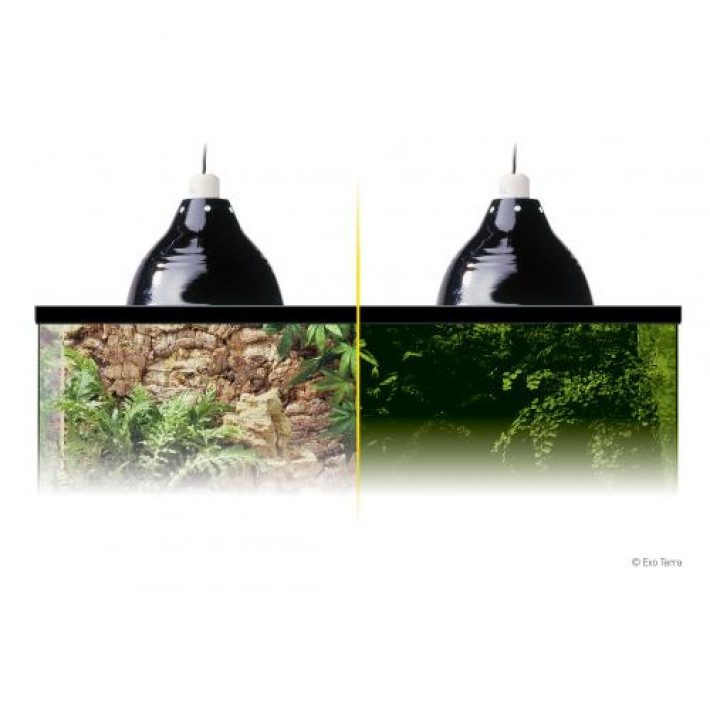 Плафон Exo Terra Glow Light для ламп обігріву в тераріум, метал, 14 см