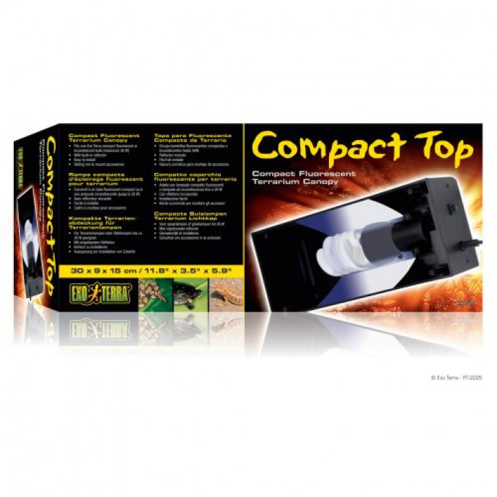 Світильник Exo Terra Compact Topдля тераріума, E27, 30x9x15 см
