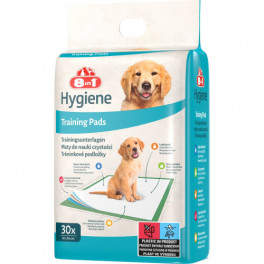 Пелюшки 8in1 Training Pads для собак, 56x56 см, 30 шт