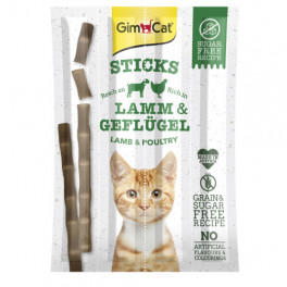 М’ясні палички GimCat для кішок, ягня та курка, 4 шт